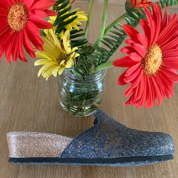 Birkenstock Papillio wool clogs sz 39 - Picture 1 of 3